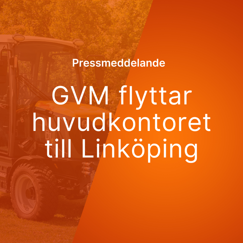 GVM flyttar huvudkontoret till Linköping